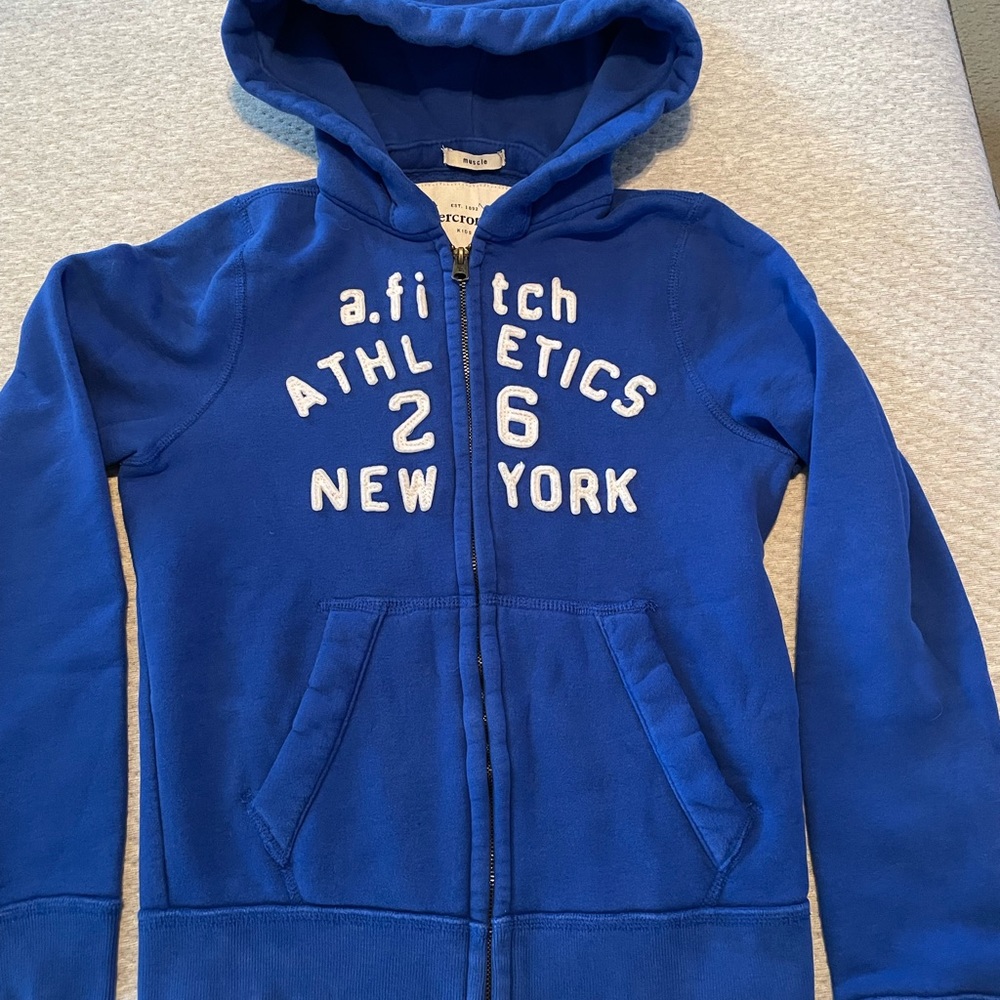 Kids Abercrombie Blue Hoodie